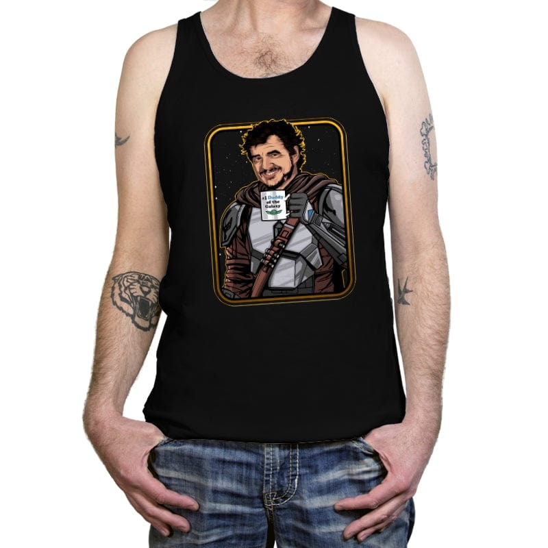 #1 Daddy of the Galaxy - Tanktop Tanktop RIPT Apparel X-Small / Black