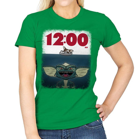 12:00AM - Raffitees - Womens T-Shirts RIPT Apparel Small / Irish Green