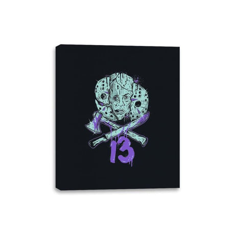 13 Bits - Canvas Wraps Canvas Wraps RIPT Apparel 8x10 / Black