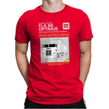 1984 Cab Repair Manual Exclusive - Shirtformers - Mens Premium T-Shirts RIPT Apparel Small / Red