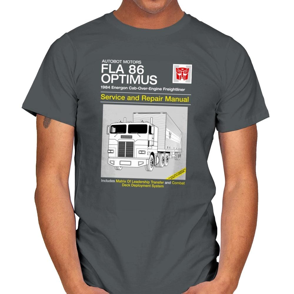 1984 Cab Repair Manual Exclusive - Shirtformers - Mens T-Shirts RIPT Apparel Small / Charcoal