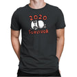 2020 Panda Survivor - Mens Premium T-Shirts RIPT Apparel Small / Heavy Metal