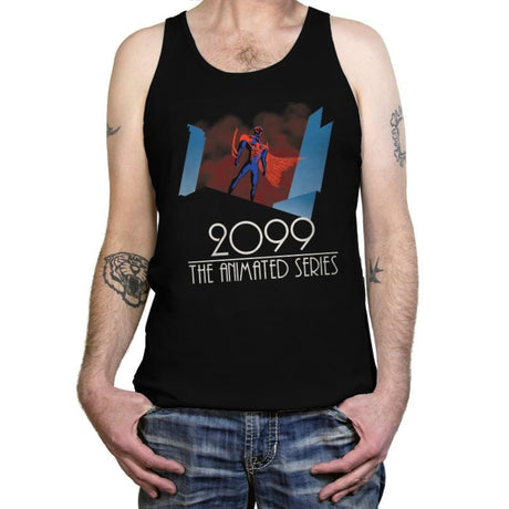 2099: The Animated Series   - Tanktop Tanktop RIPT Apparel X-Small / Black