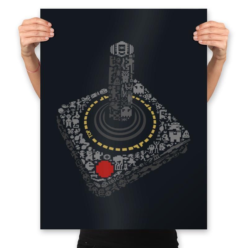 2600 Game On - Prints Posters RIPT Apparel 18x24 / Black