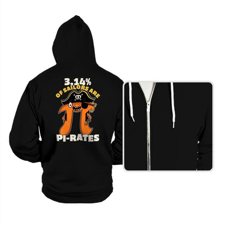 3,14% of Sailors are Pi Rates - Hoodies Hoodies RIPT Apparel Small / Black