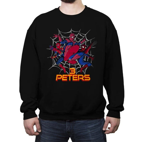 3 Peters - Crew Neck Sweatshirt Crew Neck Sweatshirt RIPT Apparel Small / Black