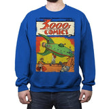 3000s Comics - Crew Neck Sweatshirt Crew Neck Sweatshirt RIPT Apparel Small / Royal