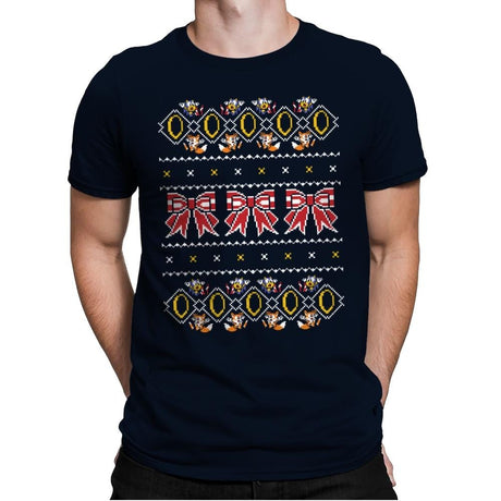 5 Gold Rings - Mens Premium T-Shirts RIPT Apparel Small / Midnight Navy