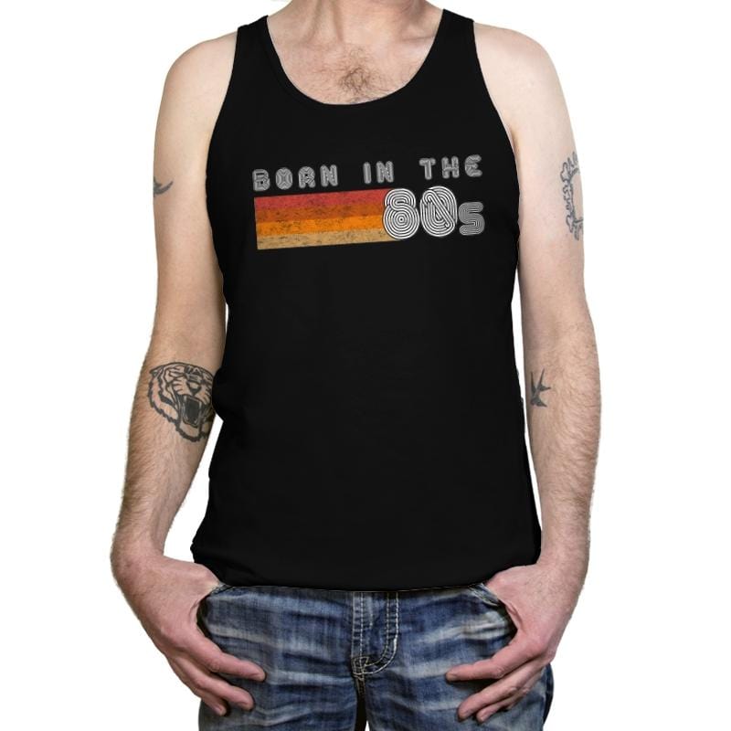 80s Kid - Tanktop Tanktop RIPT Apparel X-Small / Black