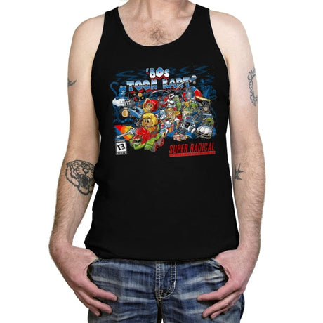 80s Toon Kart - Tanktop Tanktop RIPT Apparel X-Small / Black