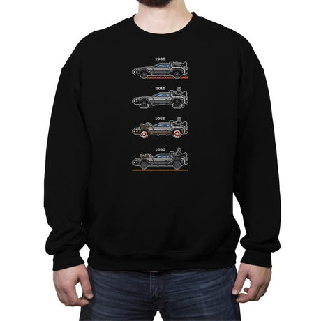 88 MPH - Crew Neck Sweatshirt Crew Neck Sweatshirt RIPT Apparel Small / Black