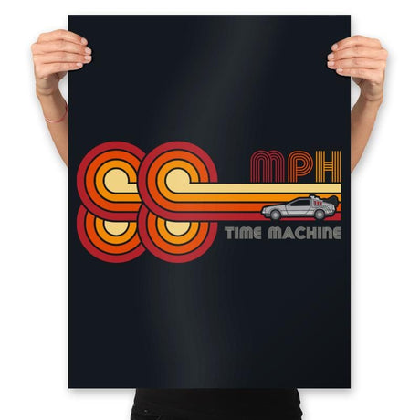 88 MPH - Prints Posters RIPT Apparel 18x24 / Black