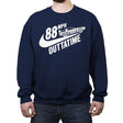 88MPH Outtatime - Crew Neck Sweatshirt Crew Neck Sweatshirt RIPT Apparel Small / Navy