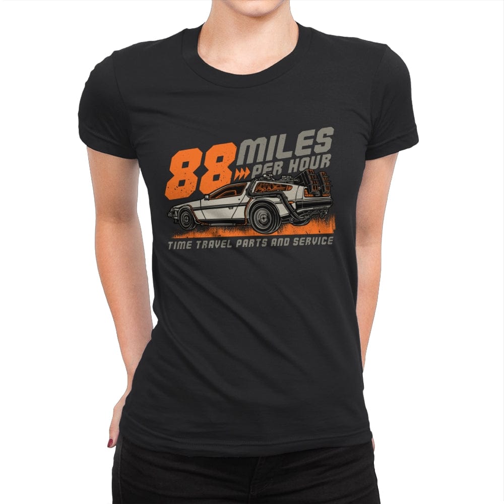 88mph - Womens Premium T-Shirts RIPT Apparel Small / Black