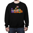 90's Network - Crew Neck Sweatshirt Crew Neck Sweatshirt RIPT Apparel Small / Black