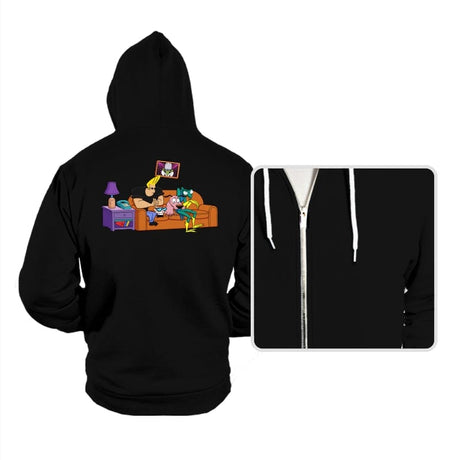 90's Network - Hoodies Hoodies RIPT Apparel Small / Black