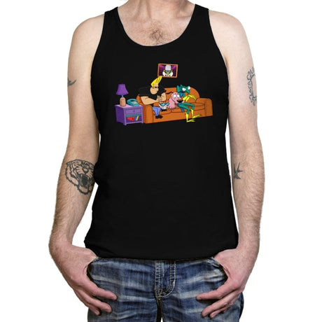 90's Network - Tanktop Tanktop RIPT Apparel X-Small / Black