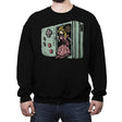 90s Princess - Crew Neck Sweatshirt Crew Neck Sweatshirt RIPT Apparel Small / Black