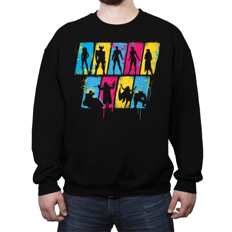 92 Mutants - Crew Neck Sweatshirt Crew Neck Sweatshirt RIPT Apparel Small / Black