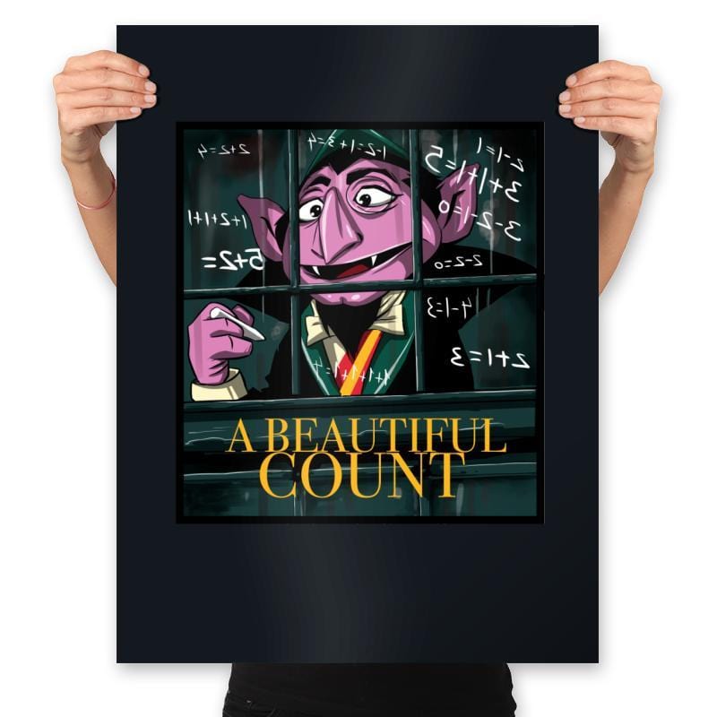 A Beautiful Count - Prints Posters RIPT Apparel 18x24 / Black