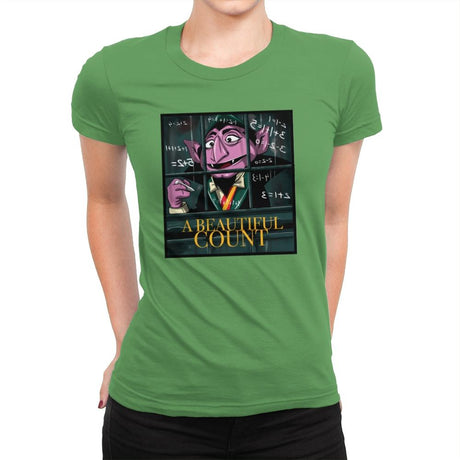 A Beautiful Count - Womens Premium T-Shirts RIPT Apparel Small / Kelly