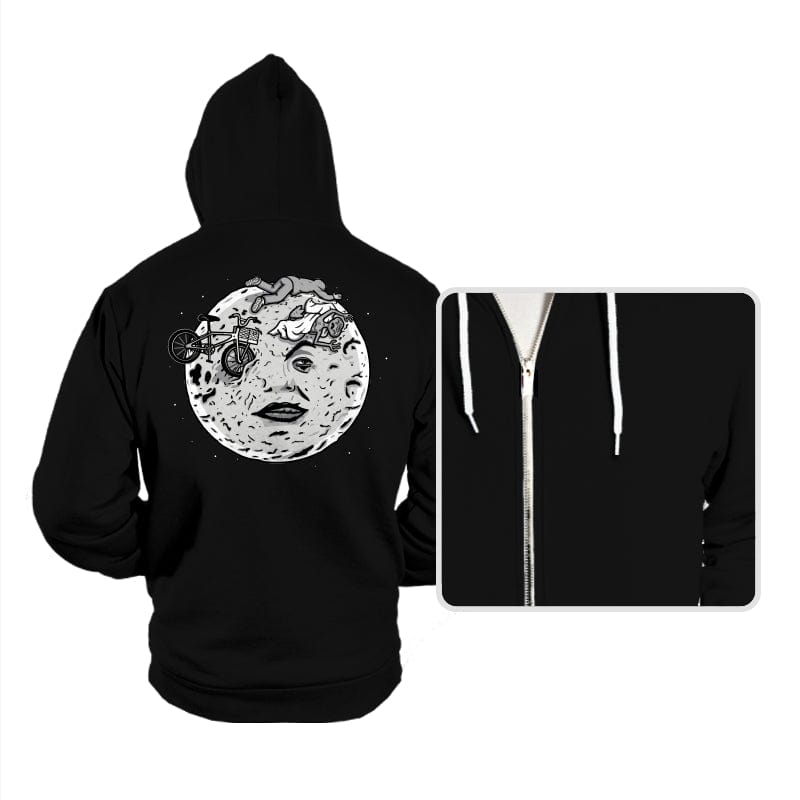 A Bike To The Moon! - Hoodies Hoodies RIPT Apparel Small / Black