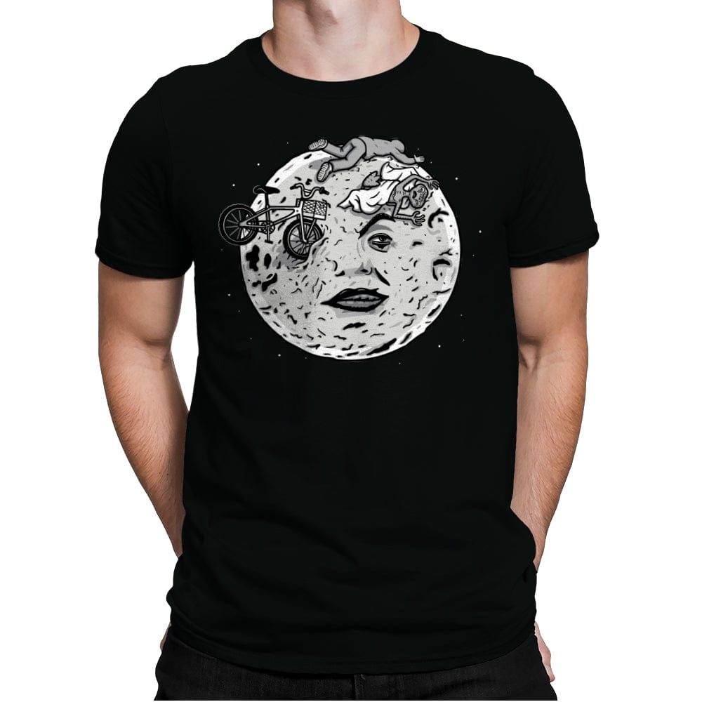 A Bike To The Moon! - Mens Premium T-Shirts RIPT Apparel Small / Black