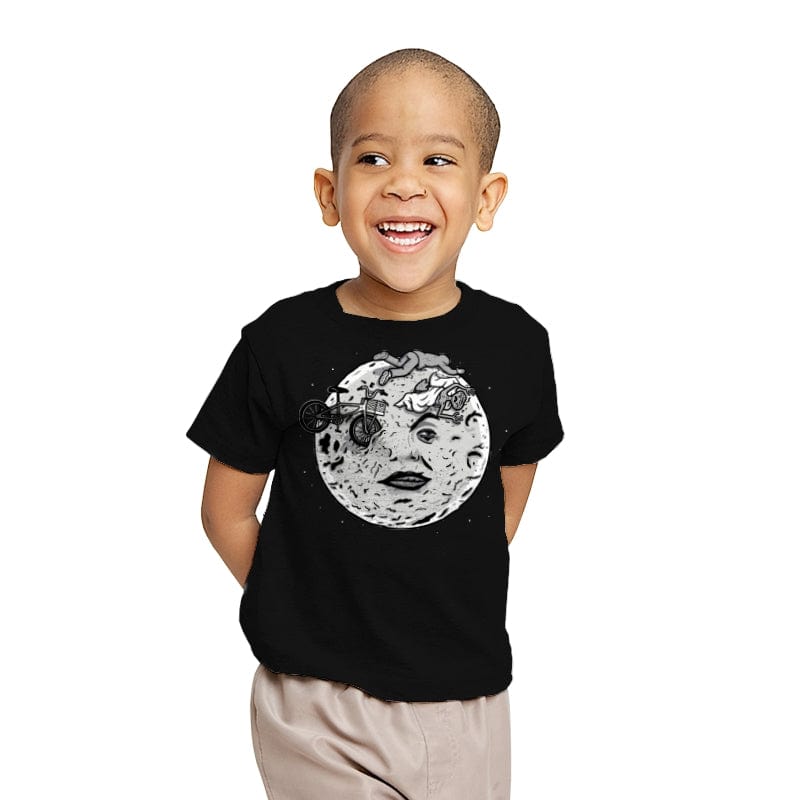 A Bike To The Moon! - Youth T-Shirts RIPT Apparel X-small / Black