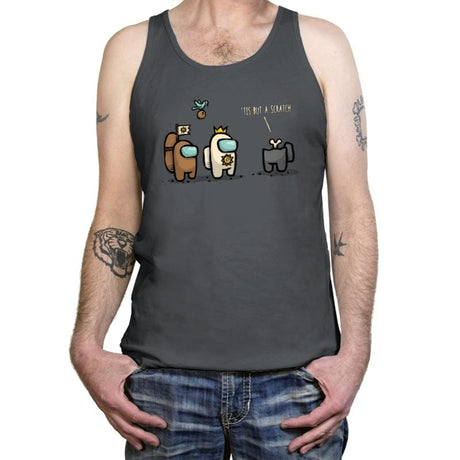 A Black Knight Among Us - Tanktop Tanktop RIPT Apparel X-Small / Asphalt