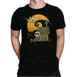 A Boy and His Ghost Dog - Mens Premium T-Shirts RIPT Apparel Small / Black