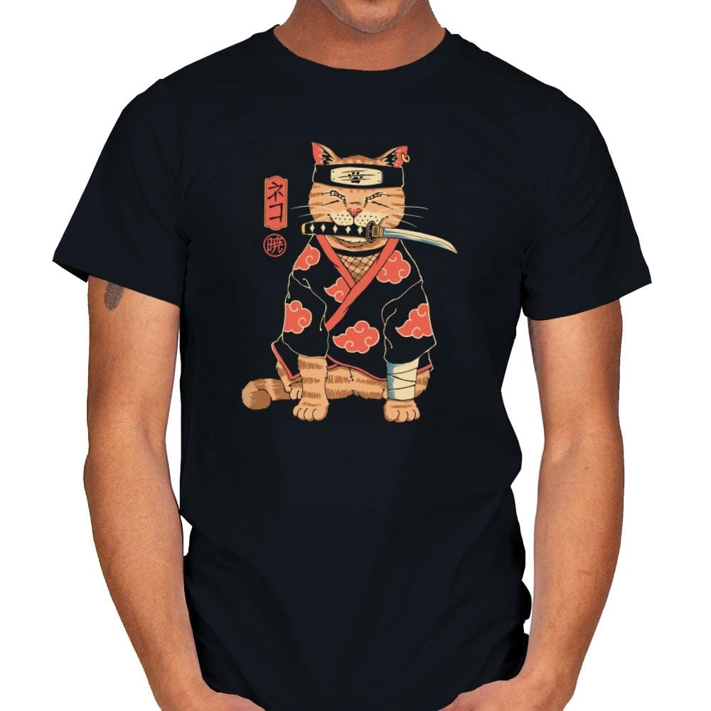 A Cat Suki - Mens T-Shirts RIPT Apparel Small / Black