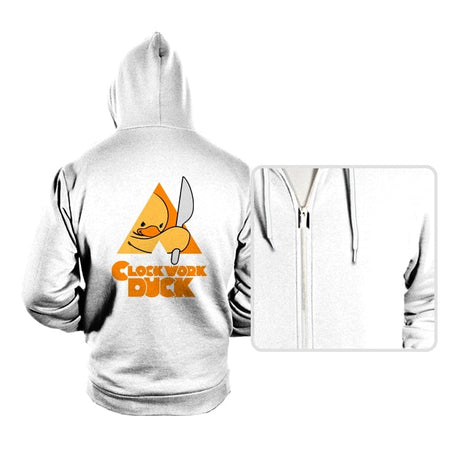 A Clockwork Duck - Hoodies Hoodies RIPT Apparel Small / White