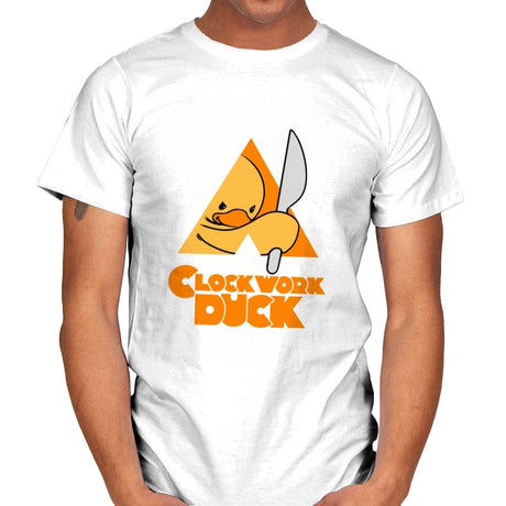 A Clockwork Duck - Mens T-Shirts RIPT Apparel Small / White