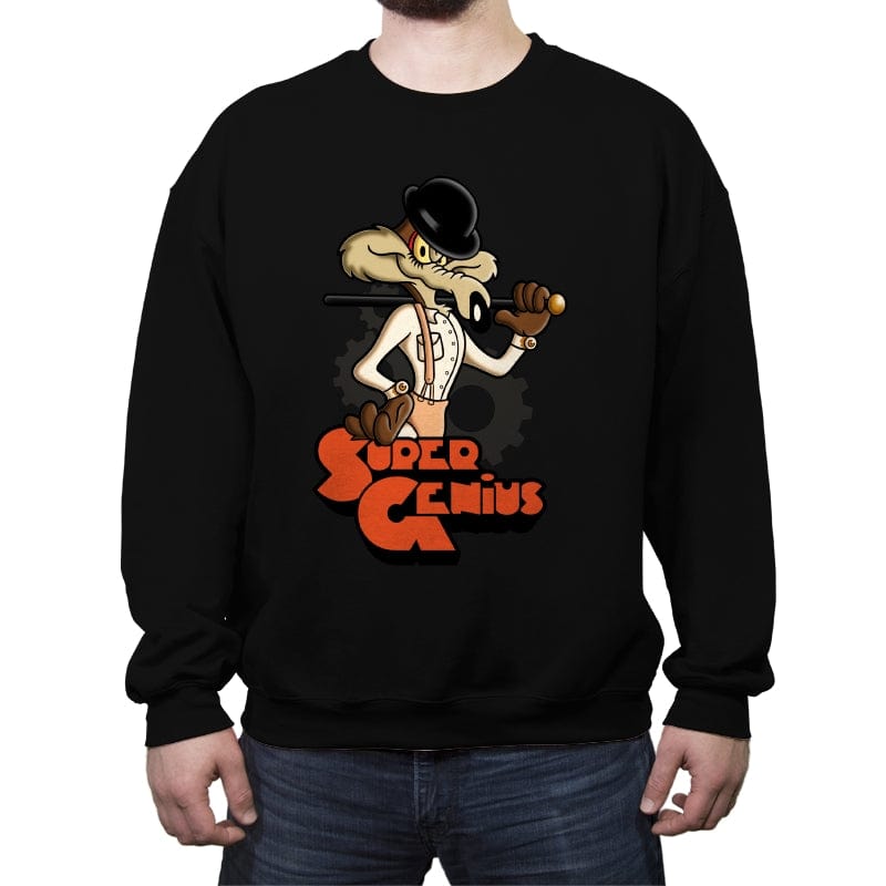 A Clockwork Genius - Crew Neck Sweatshirt Crew Neck Sweatshirt RIPT Apparel Small / Black