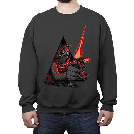 A Clockwork Knight - Crew Neck Sweatshirt Crew Neck Sweatshirt RIPT Apparel Small / Charcoal