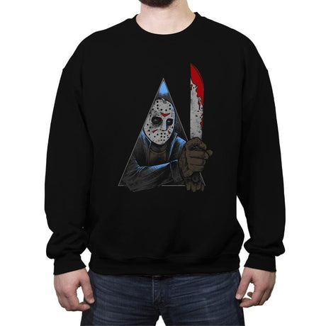 A Clockwork Slasher - Crew Neck Sweatshirt Crew Neck Sweatshirt RIPT Apparel