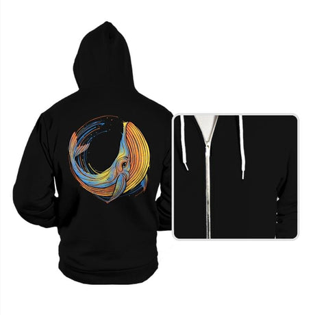 A Colorful Swim - Hoodies Hoodies RIPT Apparel Small / Black