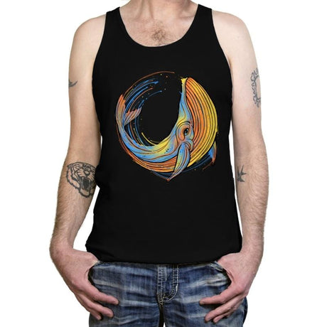 A Colorful Swim - Tanktop Tanktop RIPT Apparel X-Small / Black