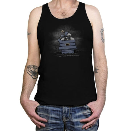 A Dark and Stormy Knight - Best Seller - Tanktop Tanktop RIPT Apparel X-Small / Black