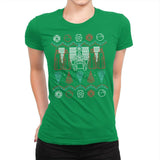 A Dark Mind - Ugly Holiday - Womens Premium T-Shirts RIPT Apparel Small / Kelly Green