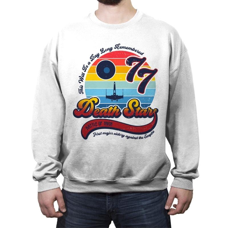 A Day Long Remembered - Crew Neck Sweatshirt Crew Neck Sweatshirt RIPT Apparel Small / White