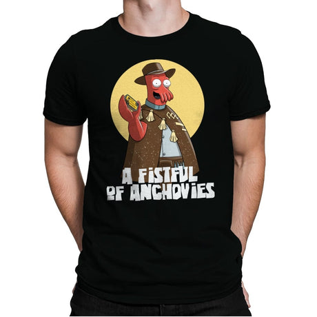 A Fistful of Anchovies - Mens Premium T-Shirts RIPT Apparel Small / Black