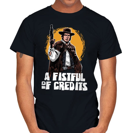 A Fistful of Credits - Mens T-Shirts RIPT Apparel Small / Black