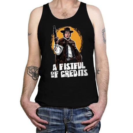 A Fistful of Credits - Tanktop Tanktop RIPT Apparel X-Small / Black