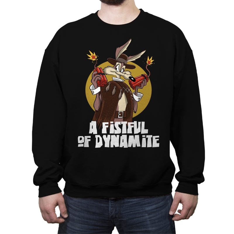 A Fistful of Dynamite - Crew Neck Sweatshirt Crew Neck Sweatshirt RIPT Apparel Small / Black