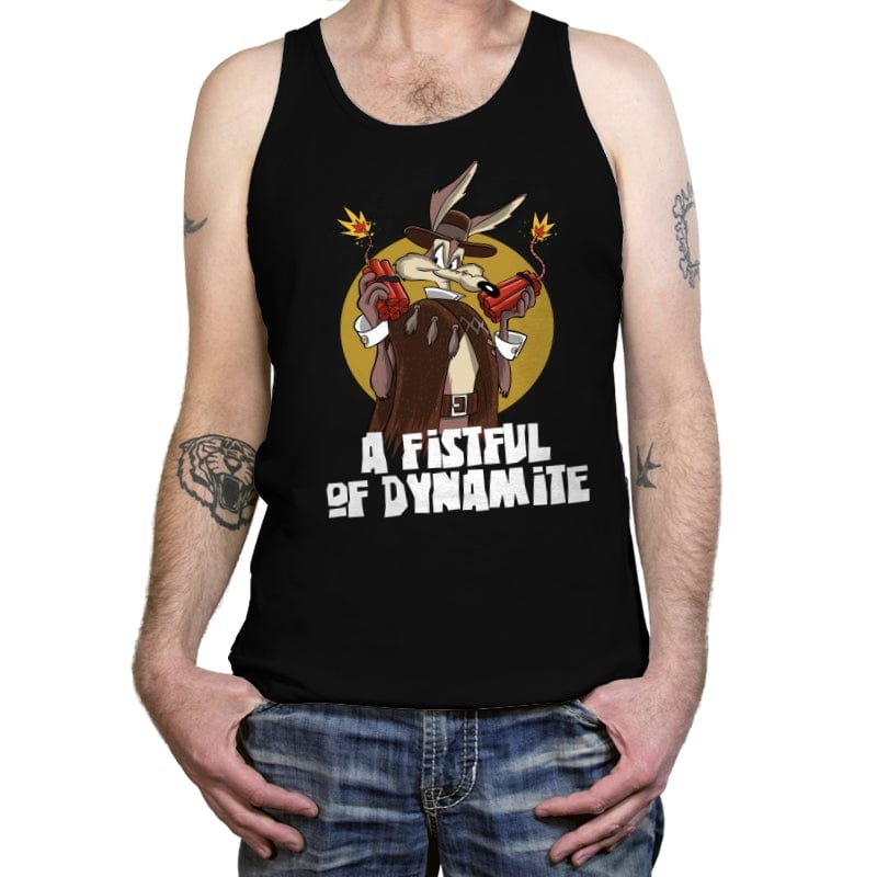 A Fistful of Dynamite - Tanktop Tanktop RIPT Apparel X-Small / Black