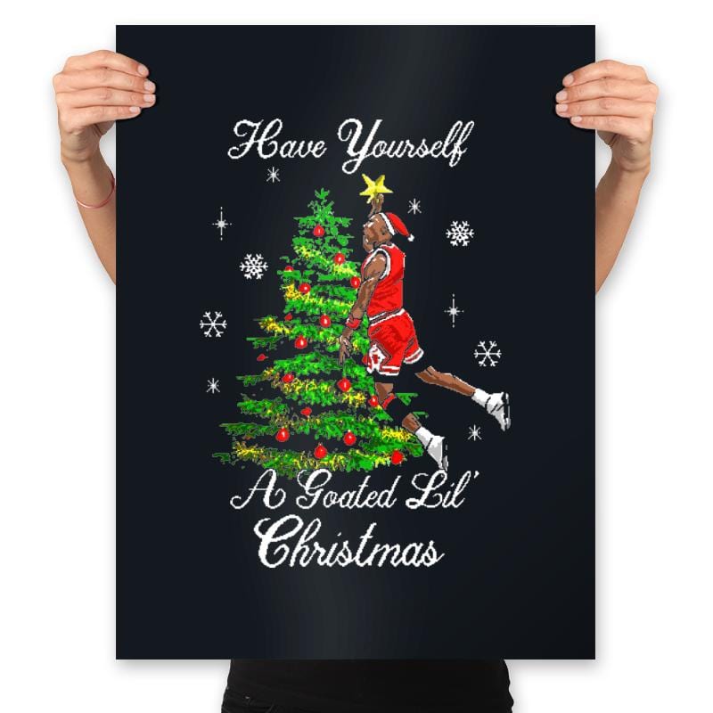 A Goated Xmas - Prints Posters RIPT Apparel 18x24 / Black