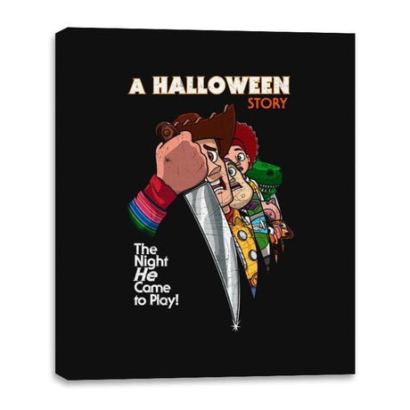 A Halloween Story - Canvas Wraps Canvas Wraps RIPT Apparel