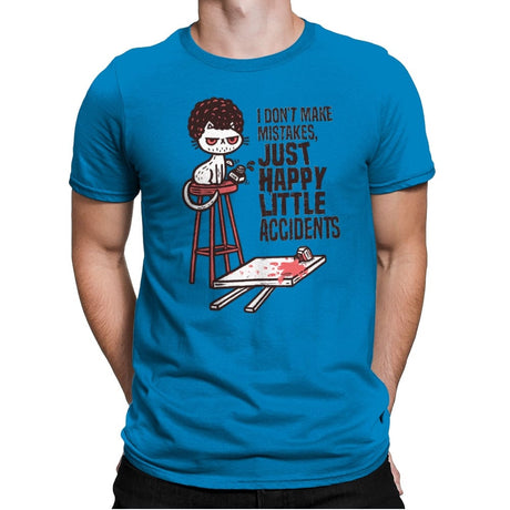 A Happy Little Accident - Mens Premium T-Shirts RIPT Apparel Small / Turqouise