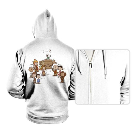 A Leaf - Hoodies Hoodies RIPT Apparel Small / White